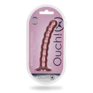 Dildo analne Beaded Silicone G-Spot Dildo - 6,5'' / 16,5 cm