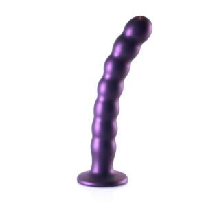 Dildo analne Beaded Silicone G-Spot Dildo - 8'' / 20,5 cm