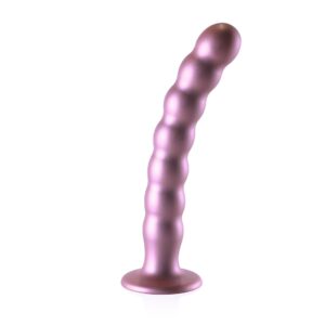 Dildo analne Beaded G-Spot Dildo - 8'' / 20,5 cm - Rose Gold
