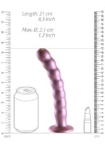 Dildo analne Beaded G-Spot Dildo - 8'' / 20,5 cm - Rose Gold