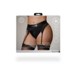 Wibrujące majtki  STRAP-ON z otwieranym tyłem  - XL/XXL