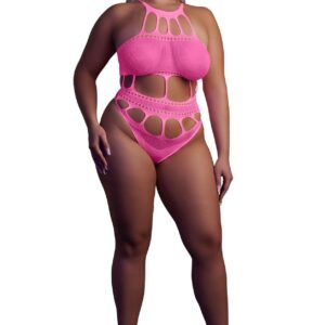 Różowe body od Ouch! - XL/XXXXL