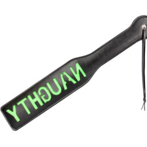 Świecący w ciemności paddle Naughty od Ouch!
