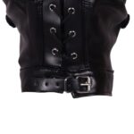 Maska z opaską na oczy i oddychającym kneblem kulkowym