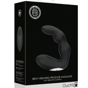 Wibrujący Masażer Prostaty with Remote Control - Black