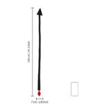 Korek Silicone Anal Plug Devil's Tail