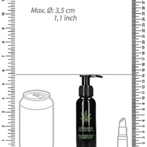 Cannabis With Hemp Seed Oil - Waterbased Lubricant - 100 ml