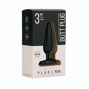 Plug analny Butt Plug - Basic - 3 Inch - Black
