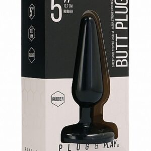 Plug analny Butt Plug - Basic - 5 Inch - Black