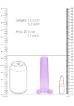 Non Realistic Dildo analne  with Suction Cup - 5,3""""/ 13,5 cm