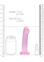 Non Realistic Dildo analne with Suction Cup - 6,7""""/ 17 cm