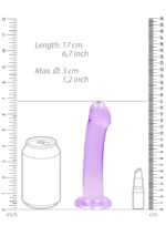 Non Realistic  Dildo analne  with Suction Cup - 6,7""""/ 17 cm