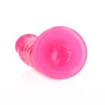 Dildo analne with Suction Cup - Glow in the Dark - 6'' / 15,5 cm