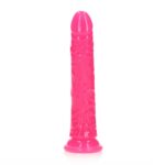 Dildo analne  with Suction Cup - Glow in the Dark - 8'' / 20 cm