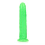 Dildo analne with Suction Cup - Glow in the Dark - 9'' / 22,5 cm