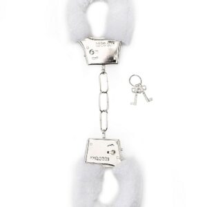 Kajdanki Furry Handcuffs - White