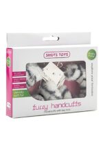 Kajdanki Furry Handcuffs - Zebra