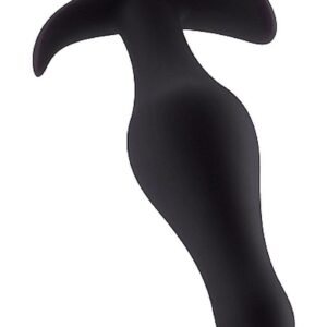 Plug analny Butt Plug with Handle - Medium - Black