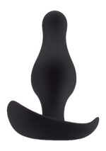 Plug analny Butt Plug with Handle - Medium - Black