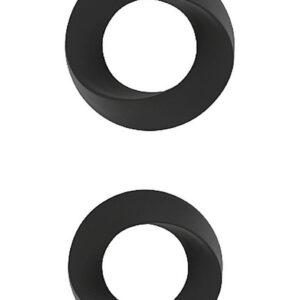 Pierścienie na penisa No.24 - Cockring Set - Black