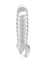 Nakładka na penisa No.32 - Stretchy Penis Extension - Translucent