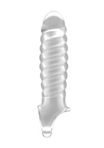 Nakładka na penisa No.32 - Stretchy Penis Extension - Translucent