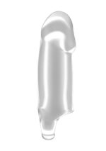 Nakładka na penisa No.37 - Stretchy Thick Penis Extension - Translucent