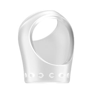 Pierścień na penisa z paskiem na jądra No.45 - Cockring with Ball Strap - Translucent