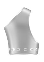 Pierścień na penisa z paskiem na jądra No.45 - Cockring with Ball Strap - Translucent