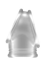 Pierścień na penisa z paskiem na jądra No.48 - Cockring with Ball Strap - Translucent