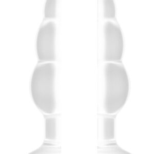 Plug analny No.51 - Large Hollow Tunnel Butt Plug - 5 Inch - Translucent