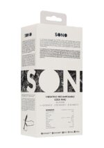 Pierścień erekcyjny SONO N0. 88 - Vibrating Rechargeable Cock Ring - Black