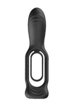 Pierścień erekcyjny SONO N0. 88 - Vibrating Rechargeable Cock Ring - Black