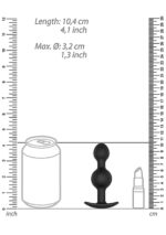 Plug analny N0. 90 - Self Penetrating Butt Plug - Black