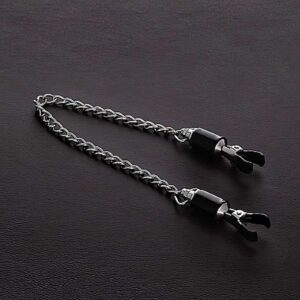 Luksusowe regulowane zaciski na sutki z łańcuszkiem