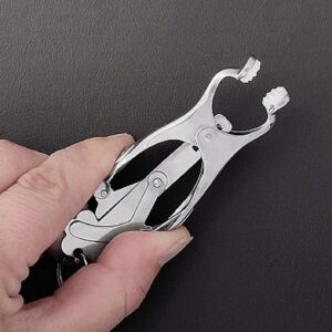 Stalowe zaciski nyplowe z końcówkami z twardej gumy