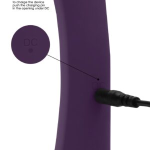 Ekskluzywny wibrujący pierścień na penisa Senca - Purple