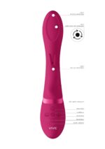 MIRA – Wirujący wibrator królik ze stymulacją punktu G