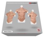XX-DREAMSTOYS Ultra Realistic Muscle Suit Men – Realistyczny Męski Tors z Silikonu (Rozmiar XL)