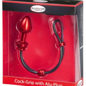 MALESATION Plug z pętlą na penisa mała