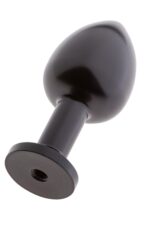 Plug analny MALESATION Alu-Plug with suction cup small, black