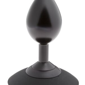 Plug analny MALESATION Alu-Plug with suction cup large, black