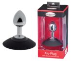 Plug analny MALESATION Alu-Plug with suction cup small, chrome