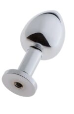 Plug analny MALESATION Alu-Plug with suction cup small, chrome