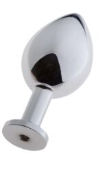 Plug analny MALESATION Alu-Plug with suction cup medium, chrome