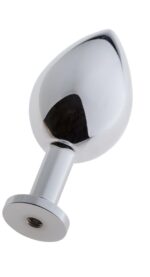 Plug analny MALESATION Alu-Plug with suction cup large, chrome