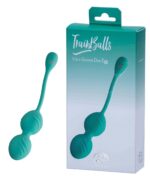 MINDS of LOVE TrainBalls Vibro Groove Duo Egg Mint - Wibrująca Podwójna Kulkowa Stymulacja