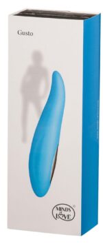 MINDS of LOVE Gusto Blue – Elegancki Wibrator z Zakrzywioną Końcówką