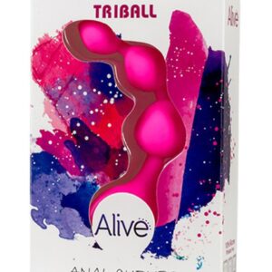 Plug/kulki-Artykuł wspomagania - Dildo Silic. Triball. Amuse-G. Pink