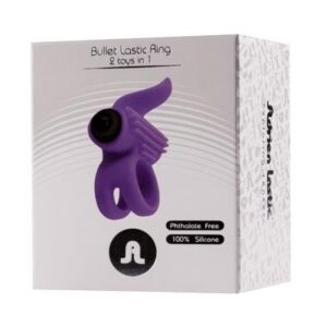 Pierścień-Wibrator - Bullet Lastic Ring.Func:1.Medical Silicon. Violet